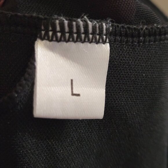 Vintage Push Up Black Tropical Mesh Detail One-Piece Swimsuit Size L - Picture 8 of 8